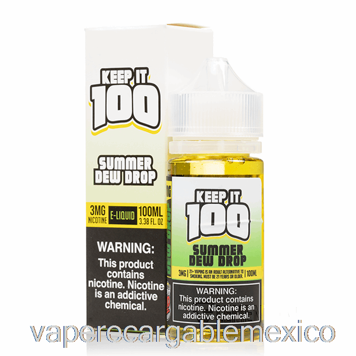 Vape Recargable Summer Dew Drop - Keep It 100 - 100ml 0mg